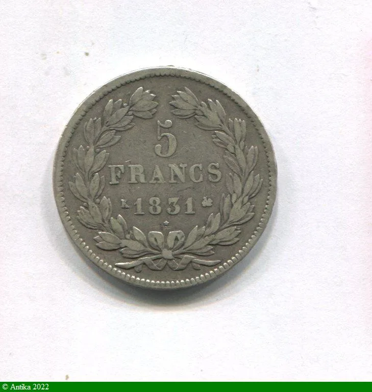 5 FRANCS T.L Ier Type