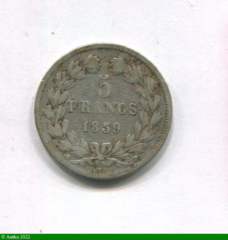 5 FRANCS T.L 2 éme type " L'ARCHE "