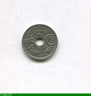 25 CENTIMES LINDAUER Centimes Souligné