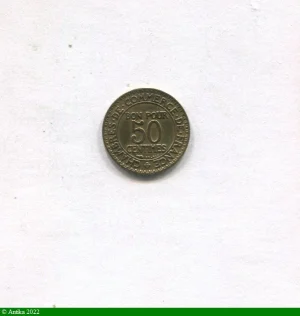 50 CENTIMES CHAMBRE DE COMMERCE