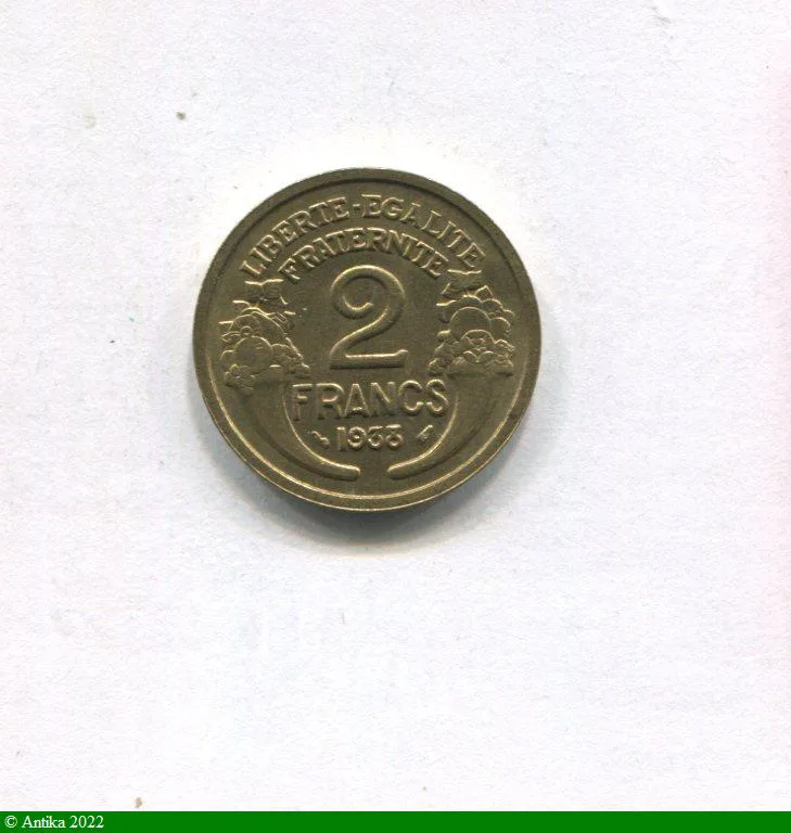 2 FRANCS MORLON Bronze-Alu