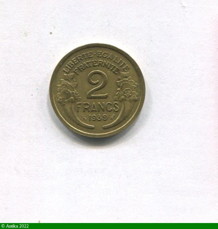 2 FRANCS MORLON Bronze-Alu