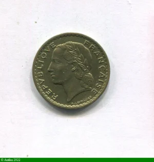 5 FRANCS LAVRILLIER Bronze-Alu