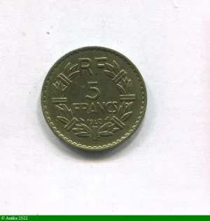 5 FRANCS LAVRILLIER Bronze-Alu