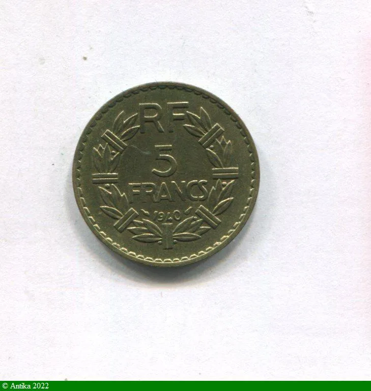 5 FRANCS LAVRILLIER Bronze-Alu