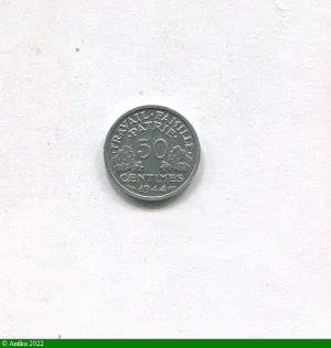 50 CENTIMES BAZOR Aluminium