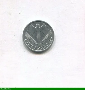 1 FRANC BAZOR Aluminium