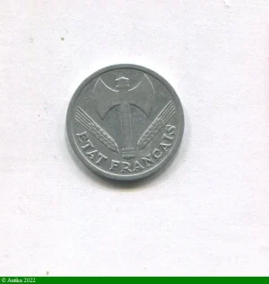 2 FRANCS BAZOR Aluminium