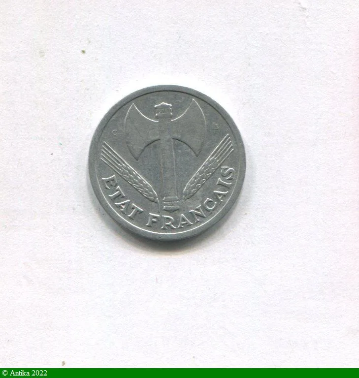 2 FRANCS BAZOR Aluminium