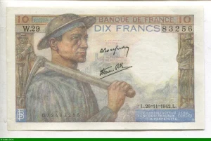 10 FRANCS MINEUR - type 1941