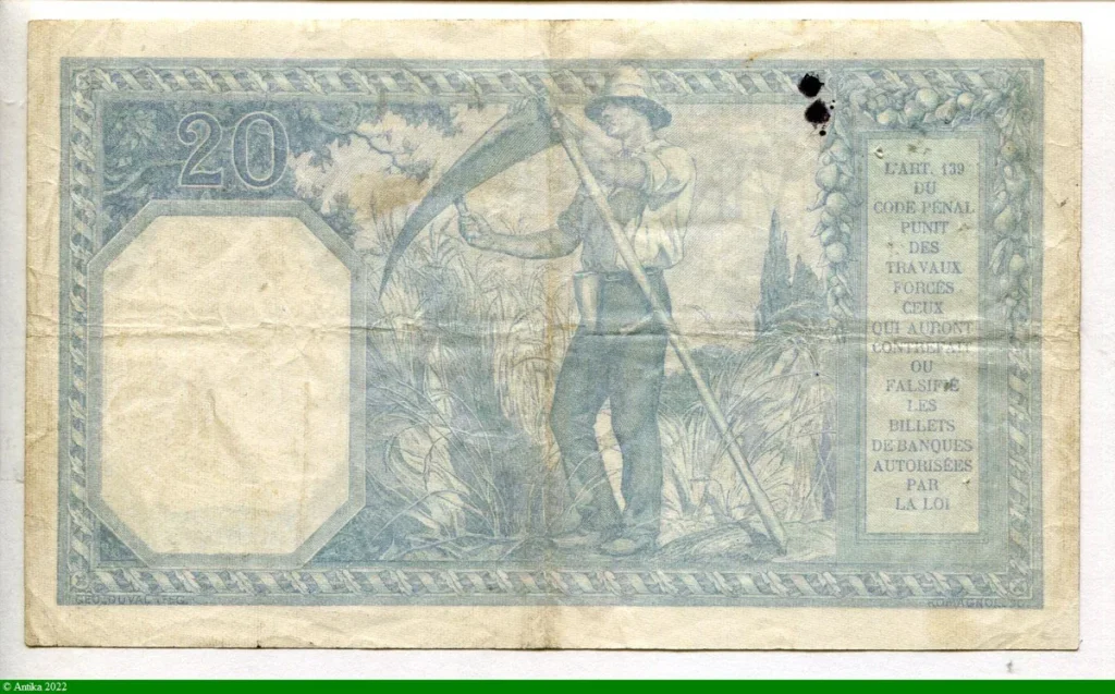 20 FRANCS BAYARD - Type1916