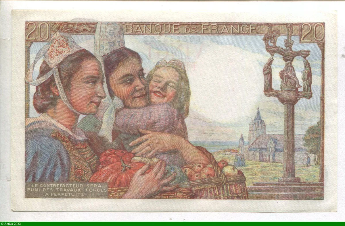 20 FRANCS PECHEUR - Type 1942