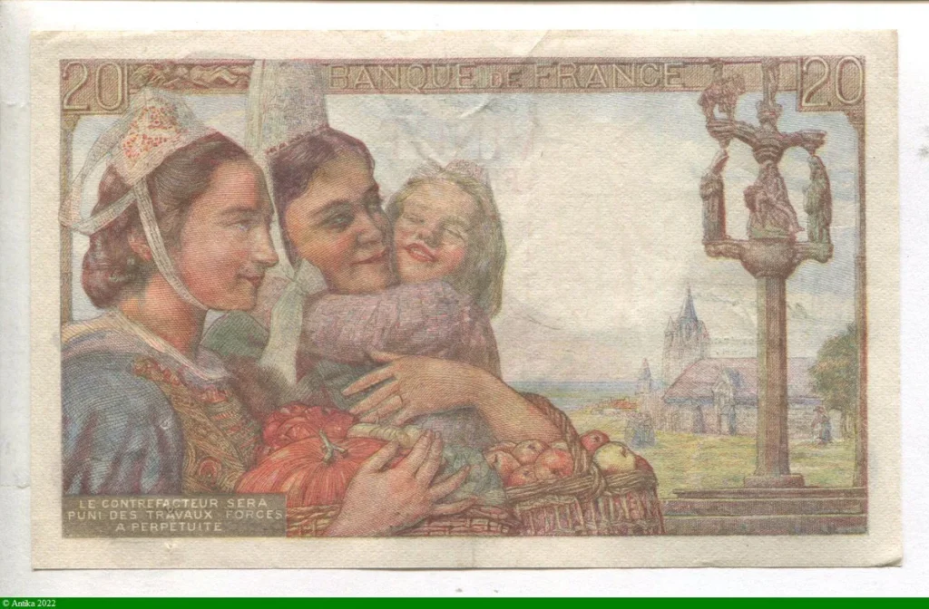 20 FRANCS PECHEUR - Type 1942