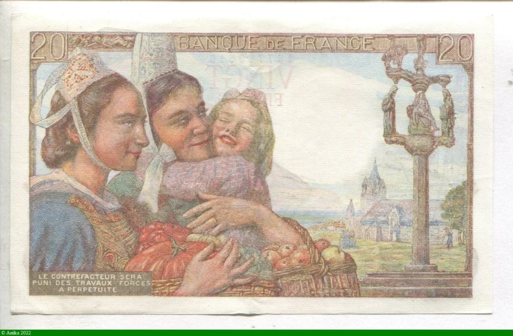 20 FRANCS PECHEUR - Type 1942