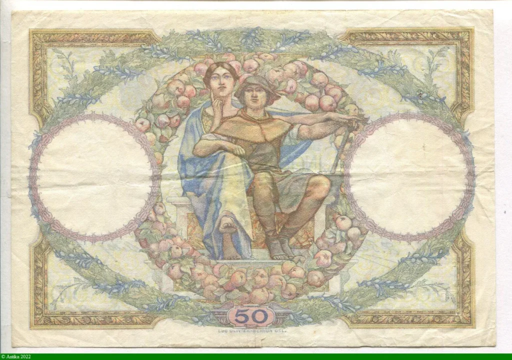 50 FRANCS LOM - Type 1927