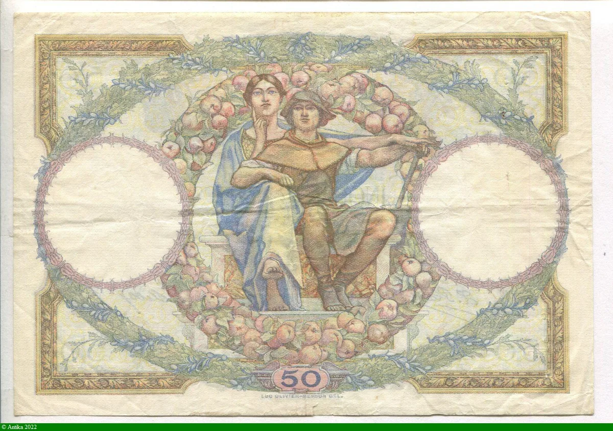 50 FRANCS LOM - Type 1927