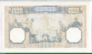 1000 FRANCS CERES & MERCURE - Type 1927