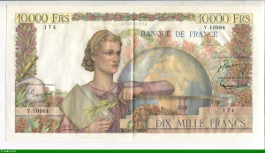 10 000 FRANCS GENIE Français- Type 1945