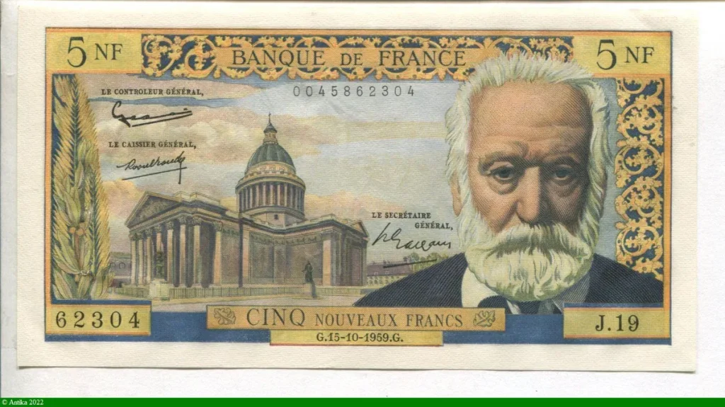5 NF VICTOR HUGO - Type 1959