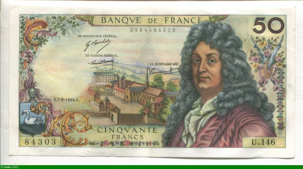 50 FRANCS RACINE - Type 1962