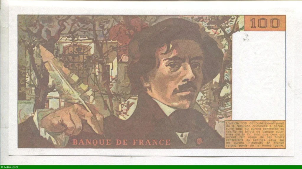 100 FRANCS DELACROIX - Type 1978 "imprimé en continu"