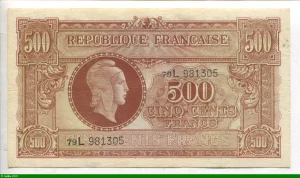 500 FRANCS (Marianne)