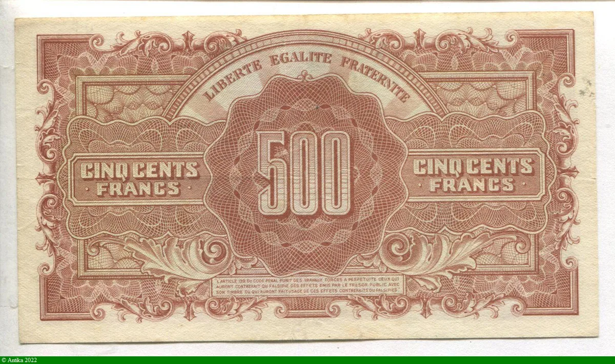 500 FRANCS (Marianne)