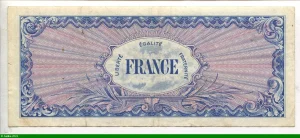 100 FRANCS Verso "France"