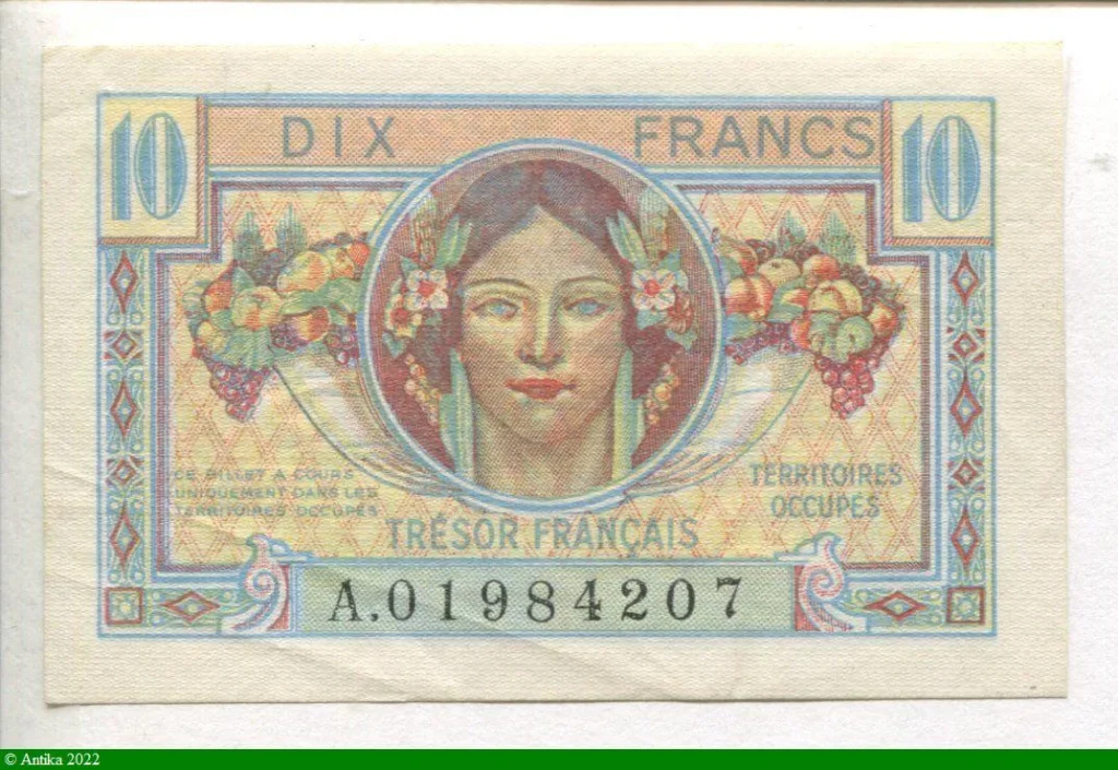 10 FRANCS "Trésor Français"
