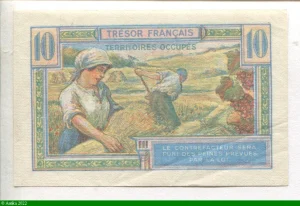 10 FRANCS "Trésor Français"
