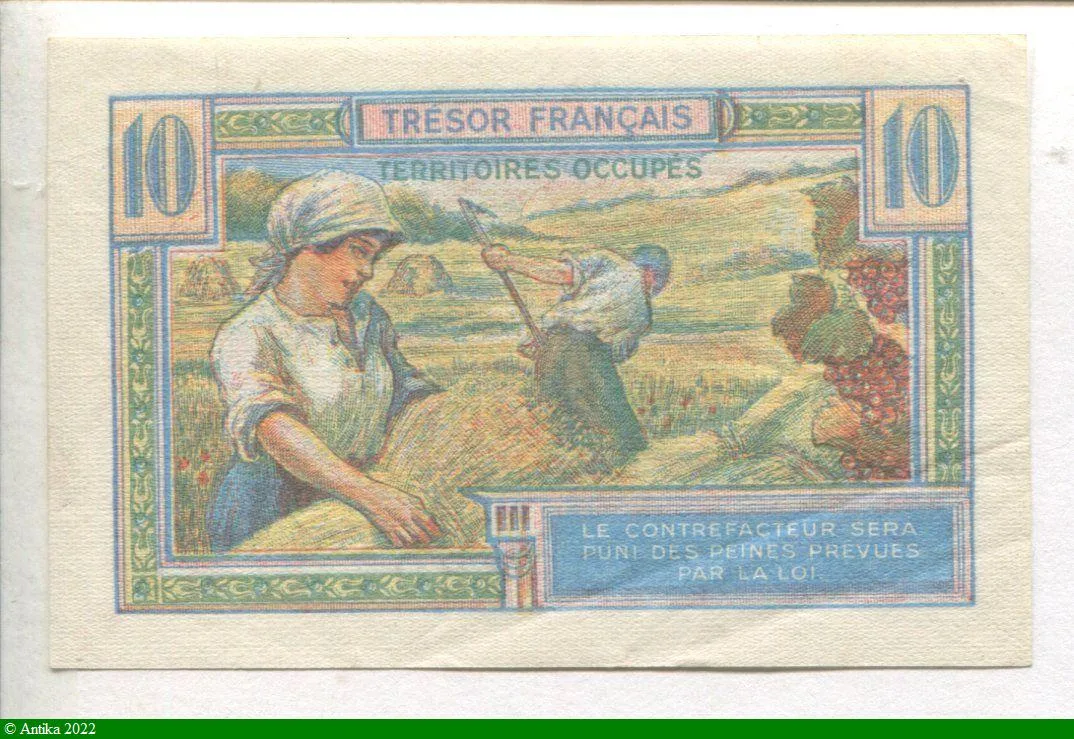 10 FRANCS "Trésor Français"