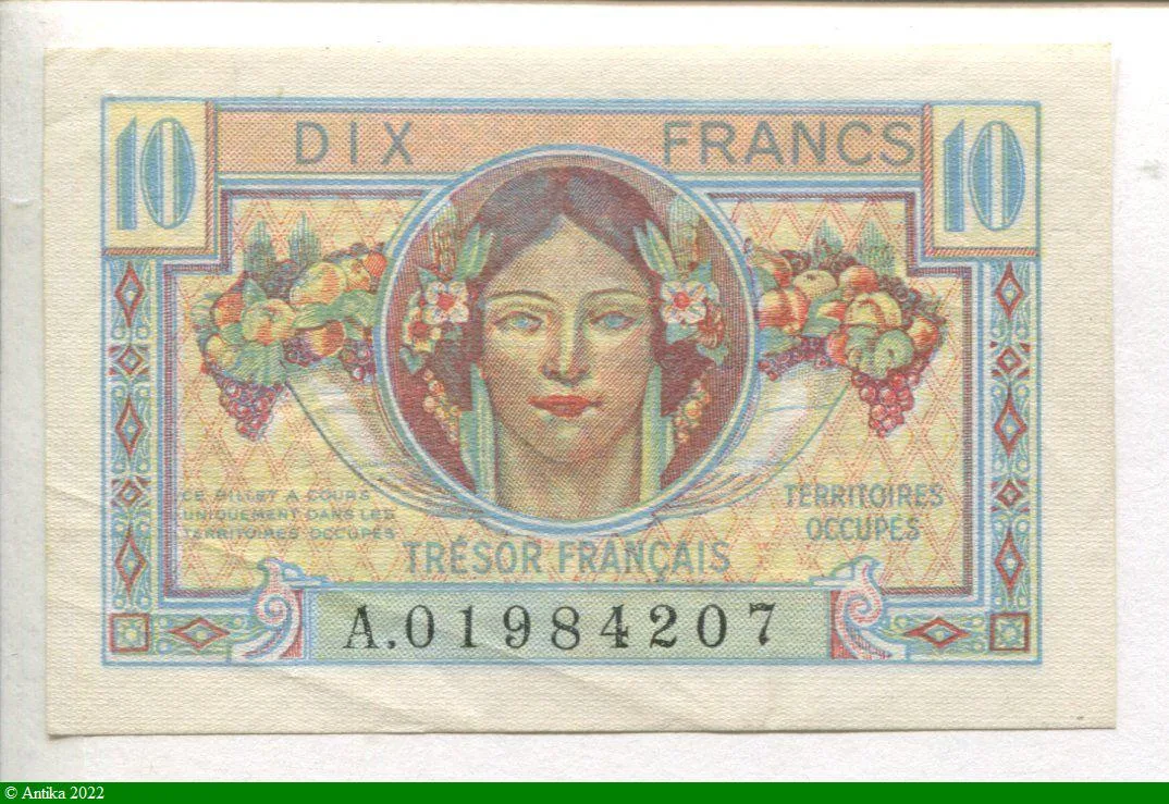 10 FRANCS "Trésor Français"