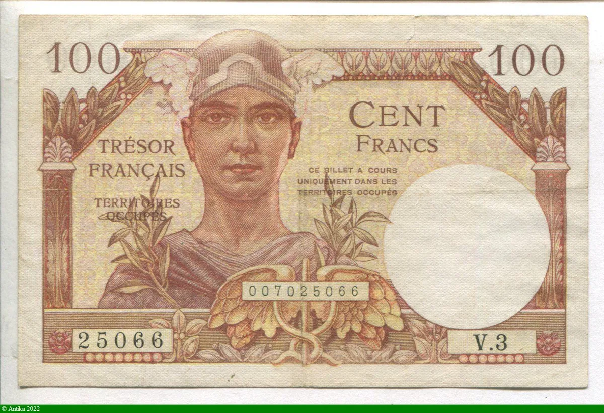 100 FRANCS "Trésor Français"