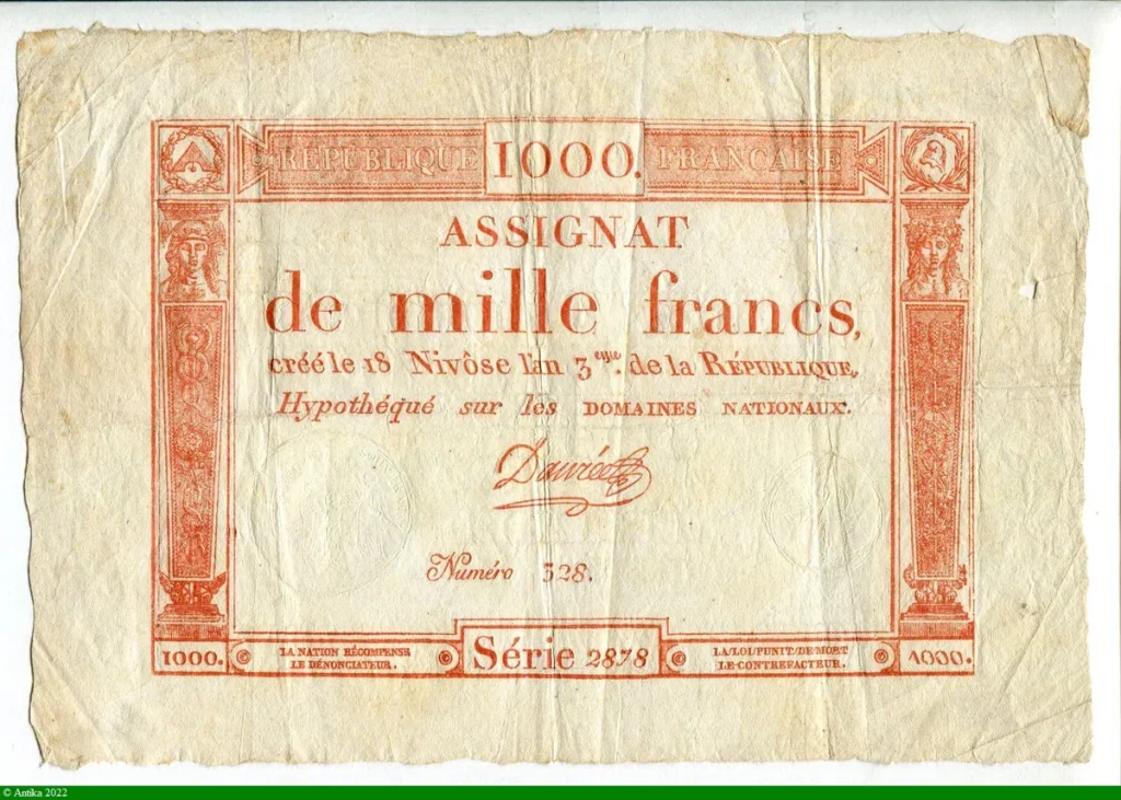 1000 FRANCS
