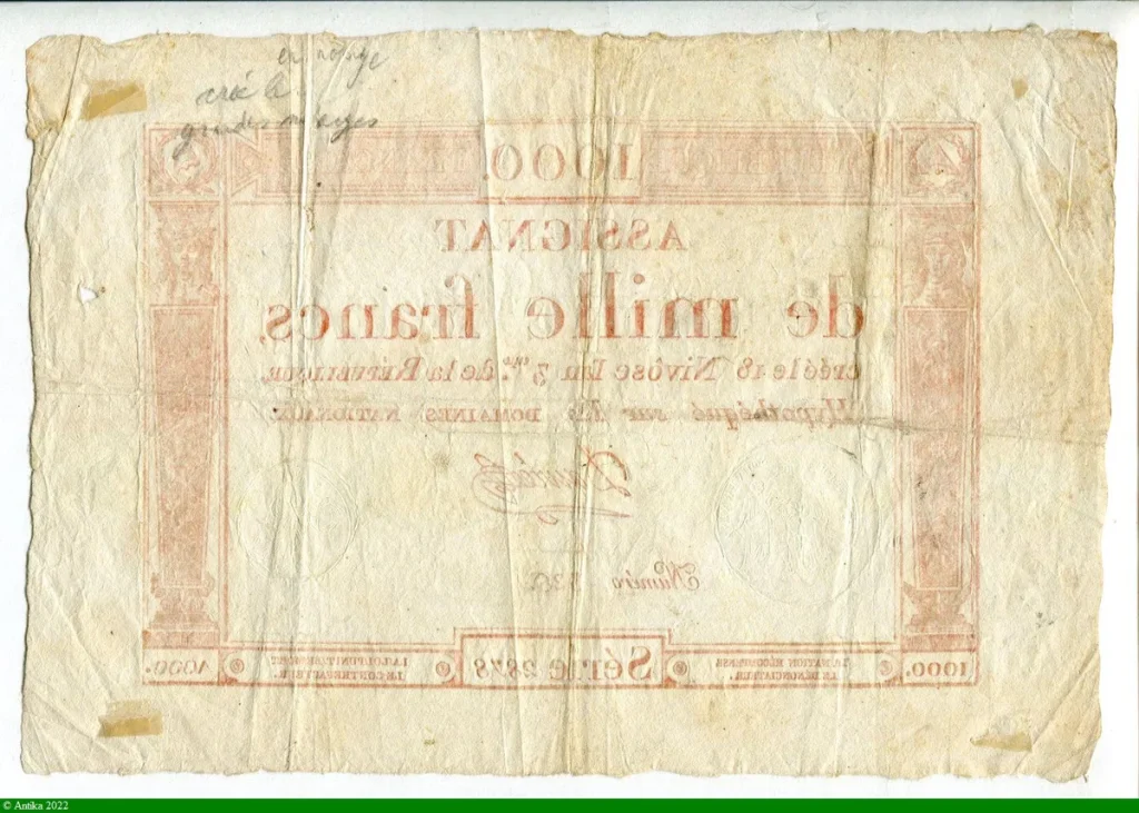 1000 FRANCS