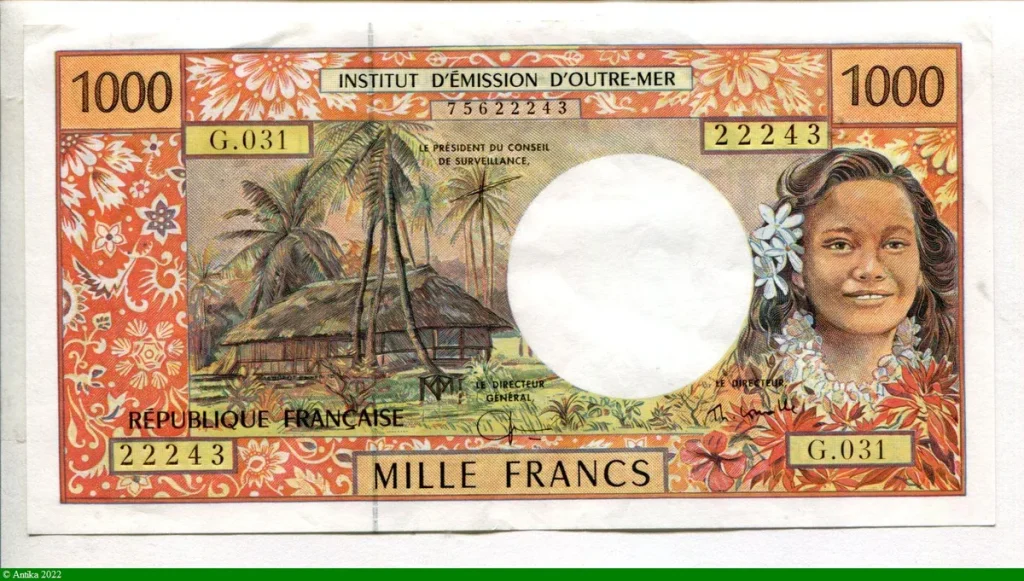 1000 FRS Hibiscus Rép Française