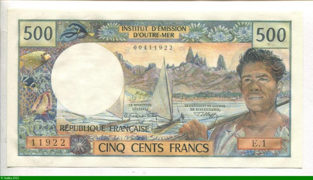 500 FRS Polynésien Républque Française