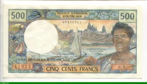 500 FRS Polynésien Républque Française
