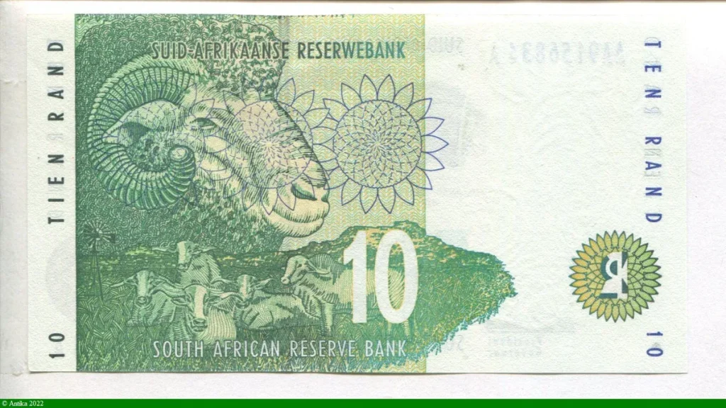 10 Rand Rhinocéros