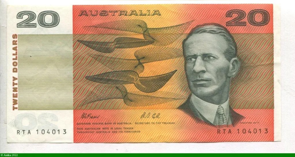 20 Dollars Kingsford Smith & Hargrave