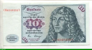 10 Deutsche Mark Jeune Homme p/ Albrecht Dürer