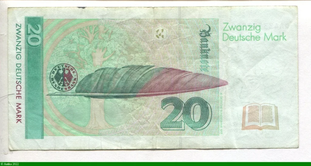 20 Deutsche Mark Annette Von D.H