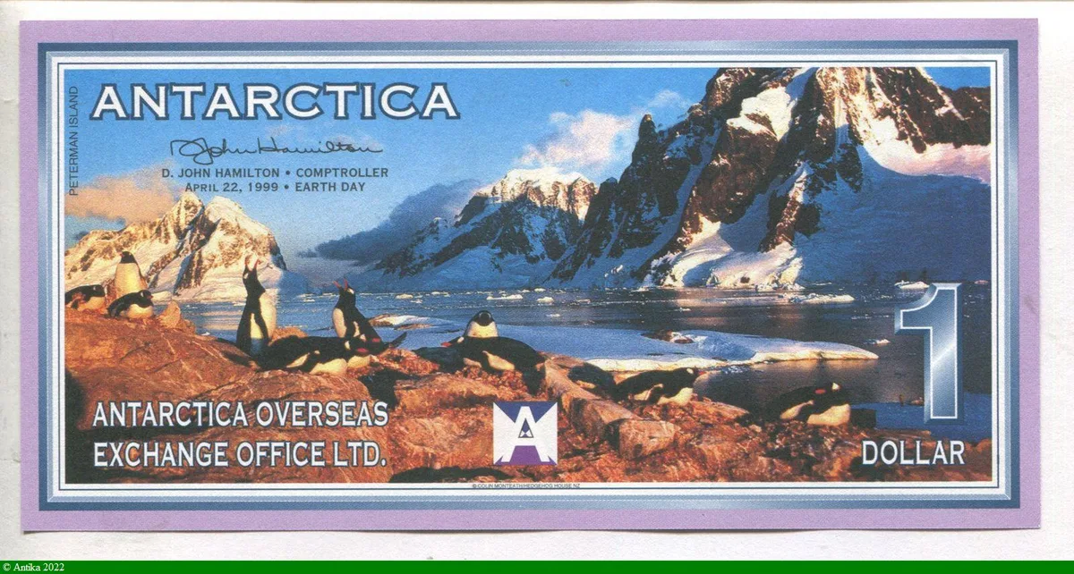 1 Dollar Manchots & Glaciers
