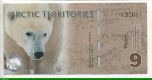 9 Polar Dollar Ours Polaire & Explorateur
