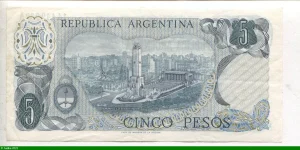 5 Pesos Général Belgrano * *
