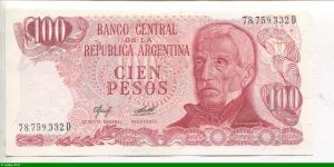 100 Pesos Général San Martin