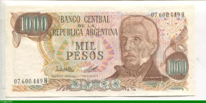 1000 Pesos Général San Martin