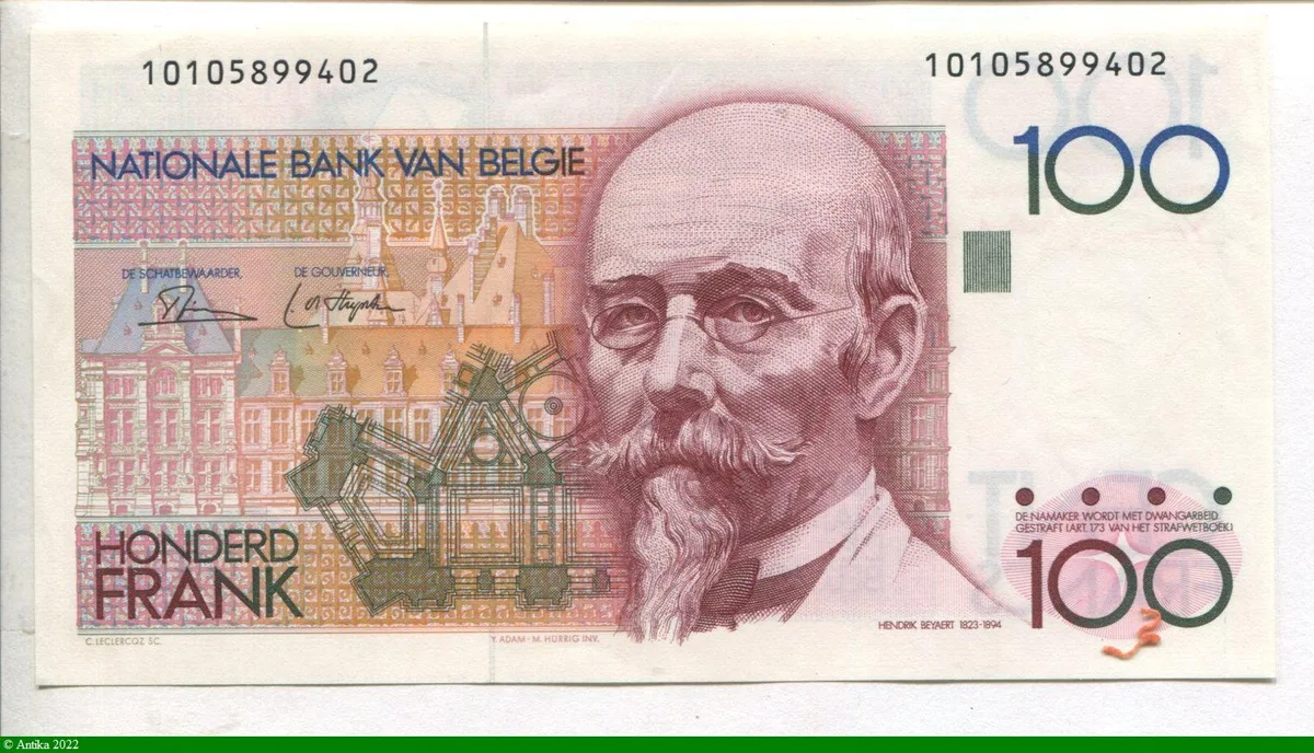 100 Francs Hendrik Beyaert