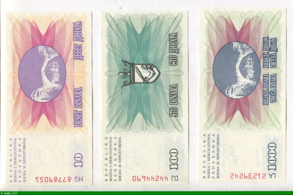 Lot de 100-100-10 Dinara