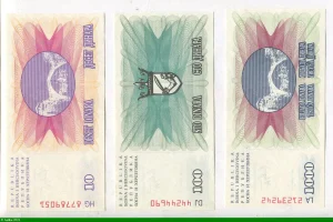 Lot de 100-100-10 Dinara